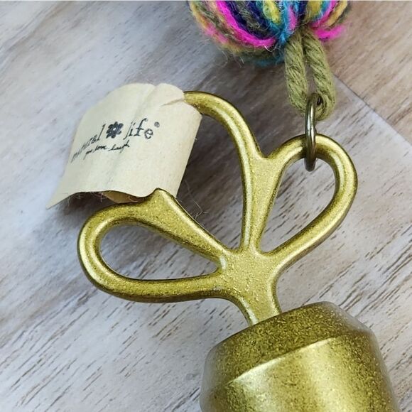 🔸️NWT Natural Life Crochet Tassel Wine Stopper - Picture 3 of 3